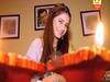 Nimki Mukhiya celebrates Diwali with diya and rangoli