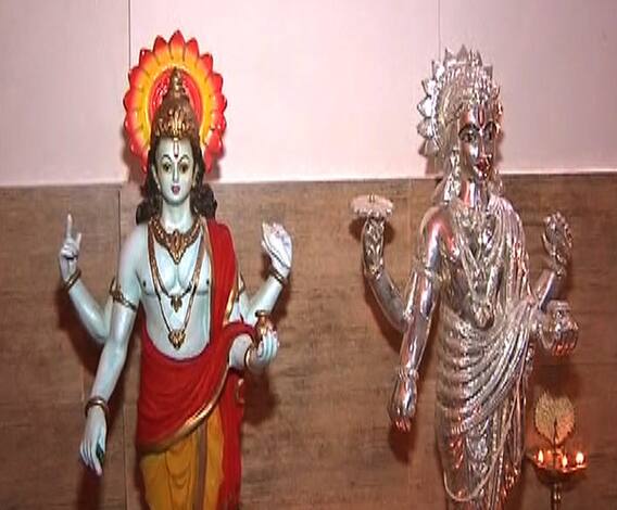 नाशकात धनत्रयोदशीचा उत्साह, निरोगी दीर्घायुष्यासाठी धन्वंतरीचं पूजन | नाशिक | एबीपी माझा