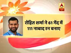 विंडीज के खिलाफ टी-20 मैच में रोहित शर्मा की धमाकेदार पारी, 61 गेंदों में बनाए नाबाद 111 रन