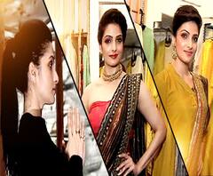 শরীর সুস্থ রাখতে তনুশ্রীর যোগব্যায়ামের টিপস, উত্সবের সাজে তনুশ্রীর সম্মোহন