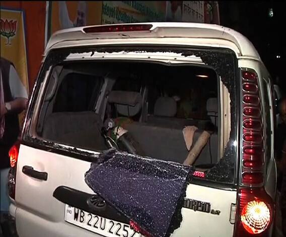 দিলীপ ঘোষের গাড়িতে ‘হামলার চেষ্টা’, তৃণমূলের বিরুদ্ধে অভিযোগ বিজেপির