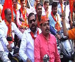 उद्धव ठाकरेंच्या अयोध्या दौऱ्यापूर्वी शिवसैनिकांची बाईक रॅली | पुणे | एबीपी माझा 