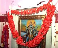 বীরভূমে কঙ্কালিতলার মন্দিরে সকাল থেকে চলছে পুজো