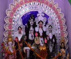 ভাইফোঁটার সময় বাঁকুড়ার বিষ্ণুপুরে দুর্গাপুজো