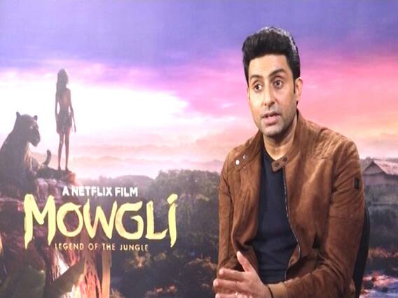 #Mowgli के हिंदी वर्जन में 'बगीरा' के मुंह से सुनाई देगी Abhishek Bachchan की आवाज,देखिए ये खास बातचीत