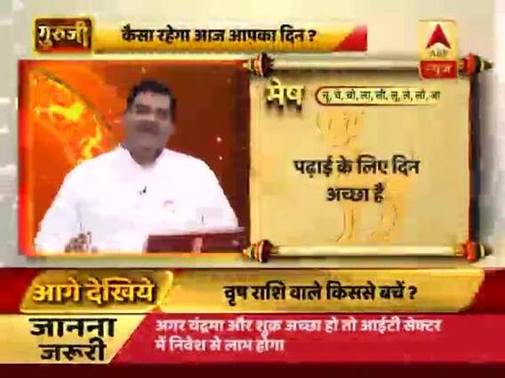 गुरूजी: अपनी राशि के हिसाब से जानिए कैसा है आज का दिन ?