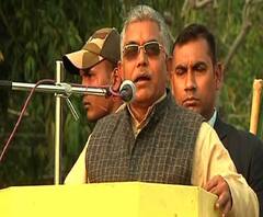 রামপুরহাটের সভা থেকে ফের পুলিশ-প্রশাসন-অনুব্রতকে আক্রমণ দিলীপের, পাল্টা জেলা তৃণমূল সভাপতি