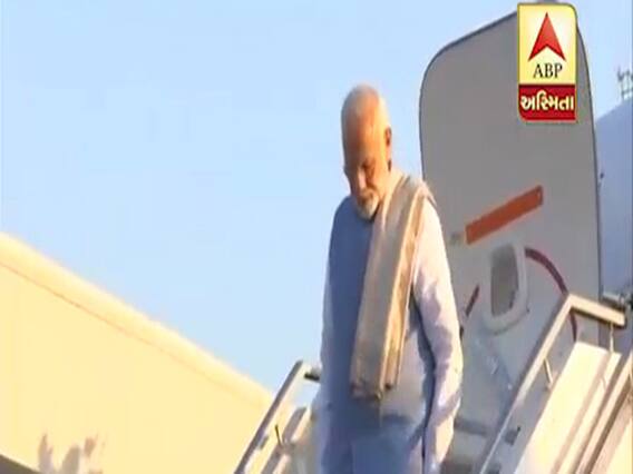 માસ્ક પહેરીને આવેલા ગુજરાતના કયા પ્રધાનને મોદીએ હાથ હલાવીને 'ના' કહી? જુઓ વીડિયો