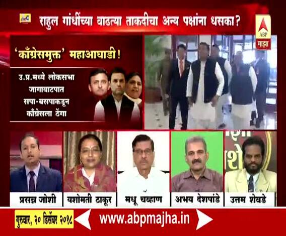 विरोधकांची महाआघाडी, काँग्रेसलाच बाहेर काढी! | माझा विशेष | एबीपी माझा 