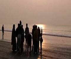 বড়দিনে জমজমাট দিঘার সৈকত