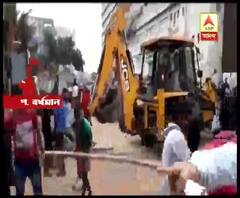 দুর্গাপুর সিটি সেন্টার এলাকায় উচ্ছেদ অভিযান