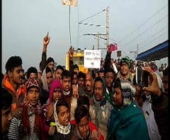 উঠে গেল কালীনারায়ণপুরের রেল অবরোধ 