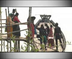 নদিয়ায় ভাগীরথীর বুকে জেগে ওঠা মঙ্গল দ্বীপে চলছে পিকনিক, নিরাপত্তা নিয়ে প্রশ্ন পর্যটকদের