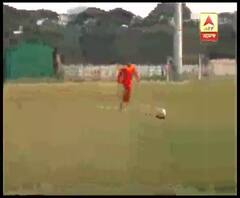 শারীরিক অসুস্থতার বাধা কাটিয়ে ফুটবল মাঠে লাল হলুদ ফুল ফোটাচ্ছে ছোট্ট সাগ্নিক