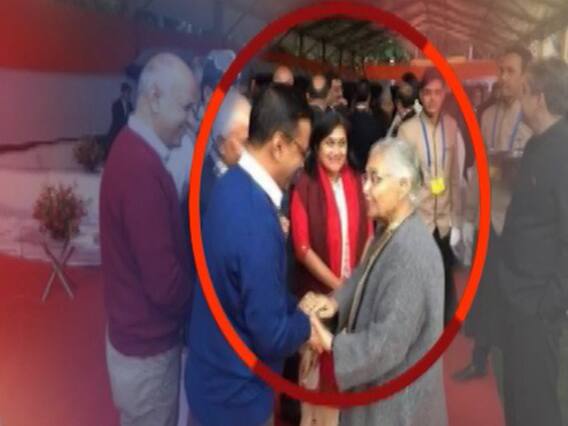 Sheila Dikshit, Arvind Kejriwal's picture goes viral on social media | Election Viral