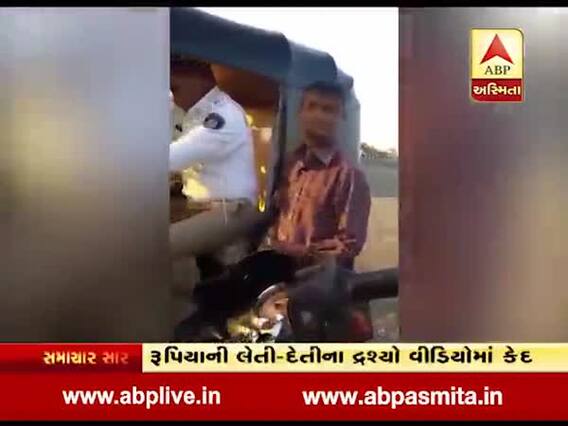 ભરુચઃ રીક્ષાચાલક પાસે હપ્તા વસૂલી કરતાં ટ્રાફિક કૉન્સ્ટેબલનો વીડિયો વયારલ