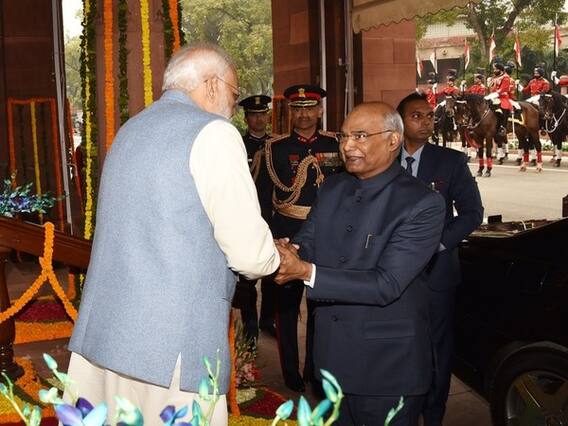 સંસદમાં રાષ્ટ્રપતિ રામનાથ કોવિંદનું અભિભાષણઃ 'મારી સરકારે એક નવા ભારતનું સપનું જોયું છે'