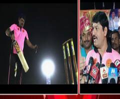 VIDEO | नाथ प्रतिष्ठानच्या क्रिकेट स्पर्धेत धनंजय मुंडेंची फटकेबाजी | बीड | एबीपी माझा