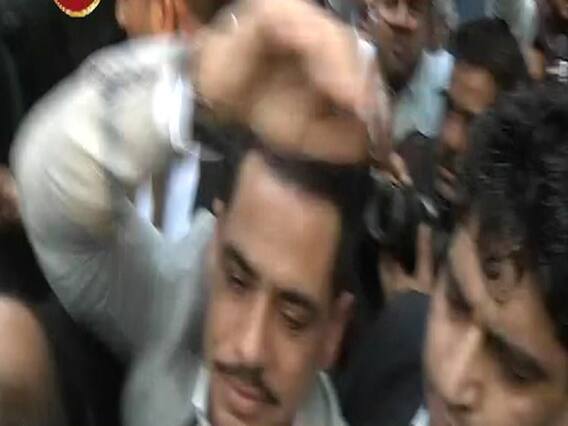 मनी लॉन्ड्रिंग केस में पूछताछ के लिए ED दफ्तर पहुंचे वाड्रा, गेट तक छोड़ने आई थीं प्रियंका