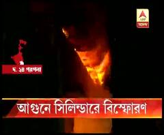 দক্ষিণ ২৪ পরগনার নোদাখালিতে গ্যাস সিলিন্ডার বিস্ফোরণে উড়ে গেল ব্যবসায়ীর বাড়ির ছাদ, আগুনে ভস্মীভূত গোটা বাড়ি