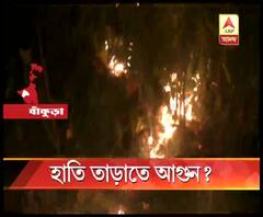 বাঁকুড়ার একাধিক জঙ্গলে আগুন, নেপথ্যে চোরাশিকারিদের হাত, দাবি স্থানীয়দের