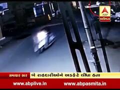 ગીર સોમનાથઃ બેકાબૂ કારે લોકોને અડફેટે લીધા બાદમાં એક શૉરૂમમાં ઘૂસી ગઇ, જુઓ વીડિયો