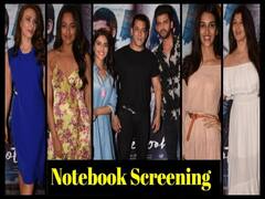 'नोटबुक' फिल्म देखने सलमान, यूलिया, सोनाक्षी सहित कई बड़े सितारे पहुंचे