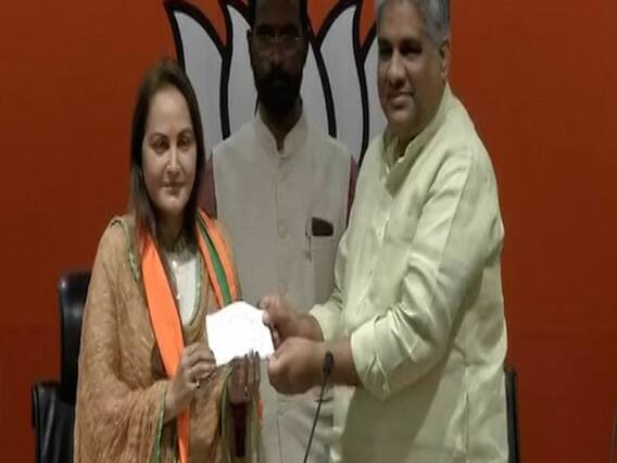 Actor-politician Jaya Prada joins BJP, may contest from Rampur 