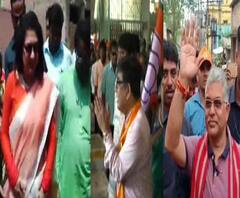 নলহাটিতে শতাব্দী রায়ের প্রচারে নাম সংকীর্তণ, বাঁকুড়া বাজারে সুভাষ সরকারের জনসংযোগ, খিচুড়ি বিলি সুব্রত মুখোপাধ্যায়ের, খড়্গপুরে প্রচারে দিলীপ ঘোষ