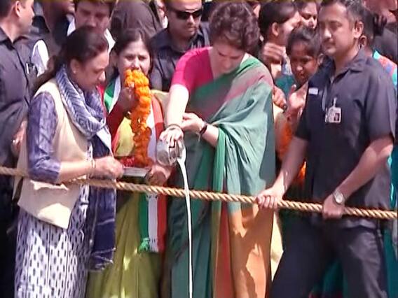 Priyanka Gandhi on Ganga ride