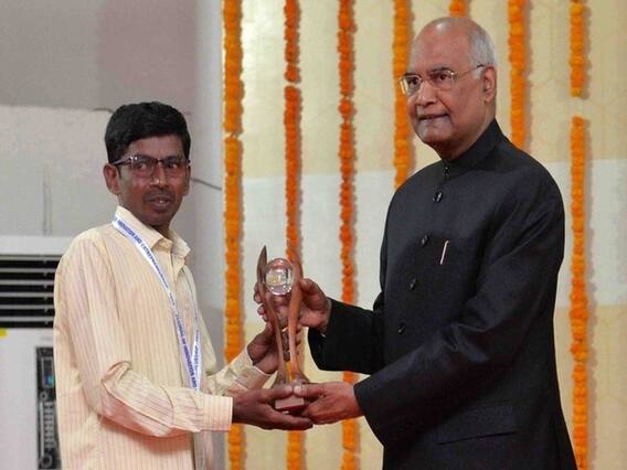 ગાંધીનગરઃ એક દિવસના ગુજરાત પર આવ્યા રાષ્ટ્રપતિ કોવિંદ, ગુજરાતીમાં કર્યું ભાષણ