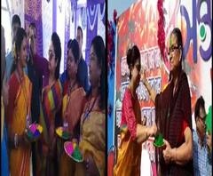 রঙের উৎসবে মাতলেন বর্ধমান-দুর্গাপুর লোকসভা কেন্দ্রের তৃণমূল প্রার্থী মুমতাজ সংঘমিতা, তারাপীঠে গিয়ে ভেষজ আবির মাখলেন শতাব্দী রায়