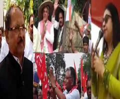 দিকে দিকে লোকসভা ভোটের প্রচার শরগরম, কালী মন্দিরে পুজো দিয়ে প্রচার শুরু তৃণমূল প্রার্থী সুব্রত মুখোপাধ্যায়ের, গরুর গাড়িতে চড়ে প্রচার কংগ্রেস প্রার্থী ঈশা খান চৌধুরীর