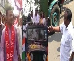 শ্রীরামপুর লোকসভা কেন্দ্রে জমজমাট ভোটপ্রচার: শ্রমিক মহল্লায় প্রচার সিপিএম প্রার্থী তীর্থঙ্কর রায়ের, হুডখোলা জিপে রোড শো তৃণমূল প্রার্থী কল্যাণ বন্দোপাধ্যায়ের 