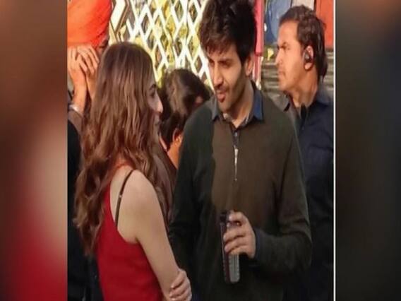 मनोरंजन फटाफट: फिल्म 'लव आजकल दोबारा' के सेट से लीक हुई सारा अली खान और कार्तिक आर्यन की तस्वीर