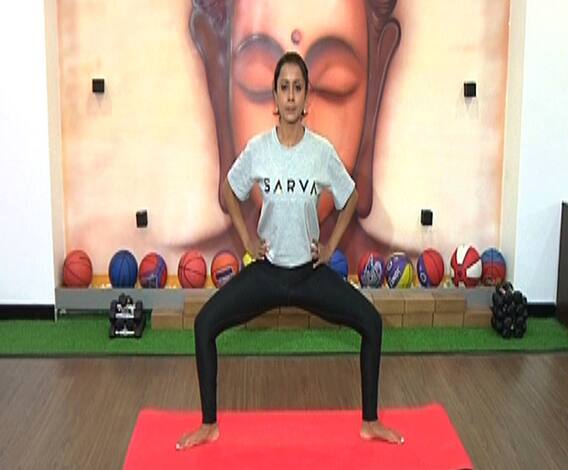 VIDEO | दोन मिनिटात योग | उत्कट कोनासन | योग माझा | एबीपी माझा