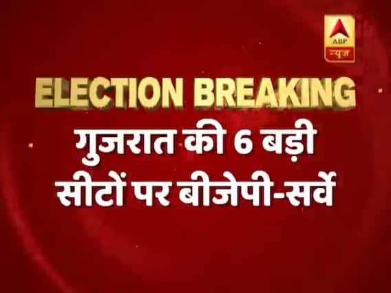 गुजरात सर्वे: सूरत,वडोदरा समेत 6 बड़ी सीटों पर बीजेपी की जीत का अनुमान । ABP News Survey