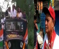 কোথাও পায়ে হেঁটে বাড়ি-বাড়ি প্রচার, কোথাও হুড খোলা জিপে রোড শো, বৃহস্পতিবার সকালে জমজমাট ভোটের প্রচার