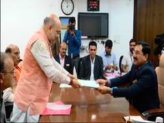 Amit Shah files nomination from Gandhinagar Lok Sabha seat today
