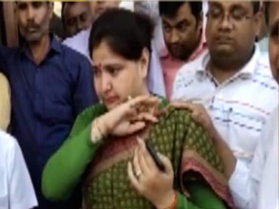 BJP's Barabanki MP Priyanka Singh Rawat breaks into tears after getting denied from ticket