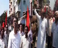 পায়ে হেঁটে প্রচারে যাদবপুর লোকসভা আসনের সিপিএম প্রার্থী বিকাশরঞ্জন ভট্টাচার্য, ভোটপ্রচার শুরু দুর্গাপুর-বর্ধমান লোকসভা আসনের সিপিএম প্রার্থী আভাস রায়চৌধুরীর