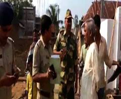 ভোটারদের আস্থা বাড়াতে বীরভূমের সিউড়িতে কেন্দ্রীয় বাহিনীর রুট মার্চ