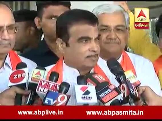 અમદાવાદ એરપોર્ટ પહોંચેલા નીતિન ગડકરીએ શું કહ્યું? જુઓ વીડિયો