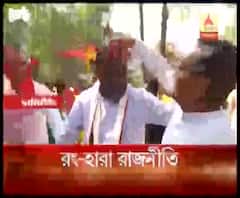 শিলিগুড়িতে দার্জিলিং লোকসভা কেন্দ্রের কংগ্রেস প্রার্থী ও তৃণমূল প্রার্থীর সঙ্গে আবির খেললেন শিলিগুড়ির মেয়র, ছিলেন মন্ত্রী গৌতম দেব