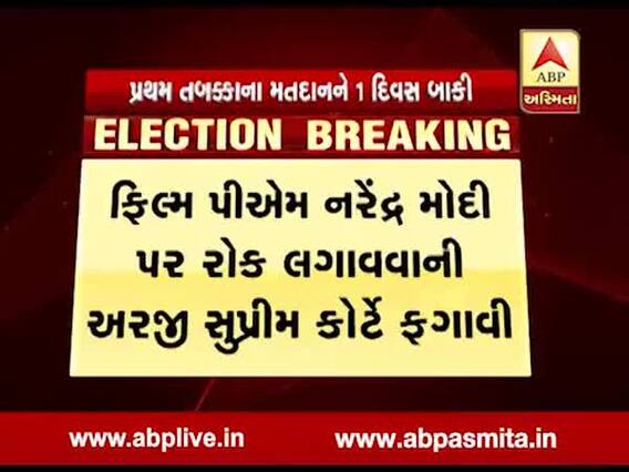 PM મોદીની બાયોપિક પર રોક લગાવવાની અરજી સુપ્રીમ કોર્ટે ફગાવી, જુઓ વીડિયો