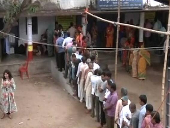 Long queues of people seen in Bihar's Banka