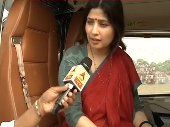 Dimple Yadav reacts on Azam's remark, raises question on Sushma Swaraj