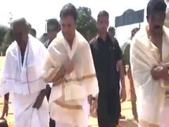 राहुल का 'हिंदू अवतार' । वायनाड के मंदिर में पूजा की, पथरीले रास्ते पर चलकर पहुंचे