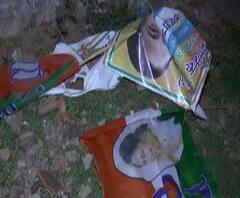 বর্ধমানে তৃণমূলের দলীয় কার্যালয় ভাঙচুরের অভিযোগ বিজেপির বিরুদ্ধে