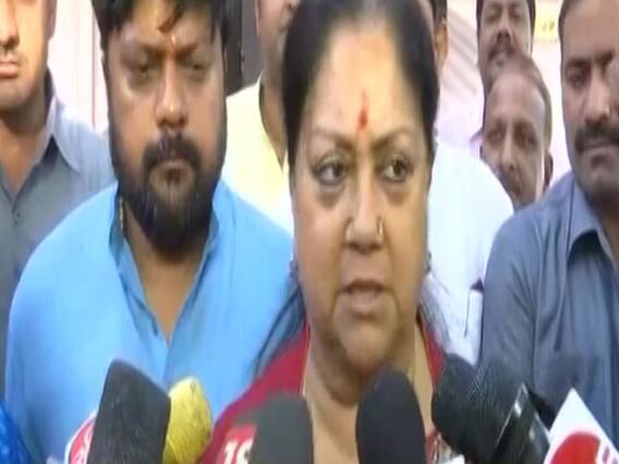 Vasundhara Raje casts vote, says drinking water will be available for voters